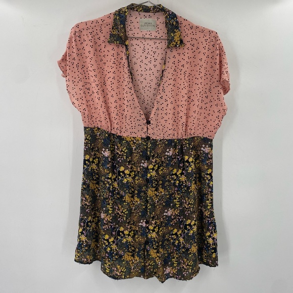 Urban Outfitters Dresses & Skirts - Urban Outfitters Floral Button Front Mini Dress Size Small